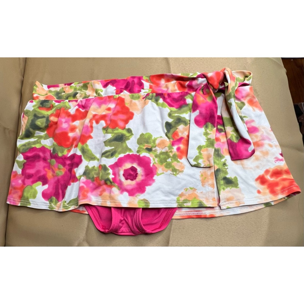 Tommy Bahama Pink Floral Skirted Bottom M